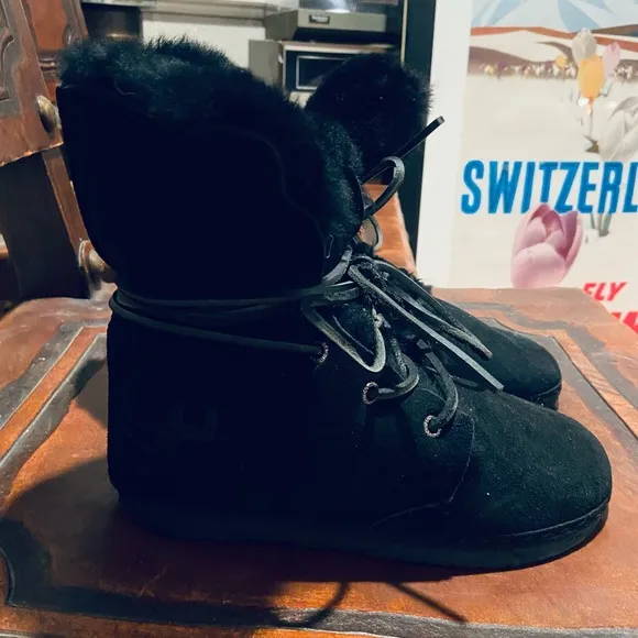 NEW! Otz Shoes Brown Leather Ankle Booties w/ Pull Tabs &amp; Comfy Cork Insoles