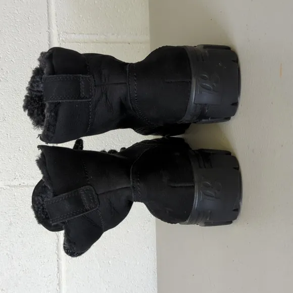 NEW Paul green sz4 uk 6.5 US black booties warm soft inside Joaquin shearling