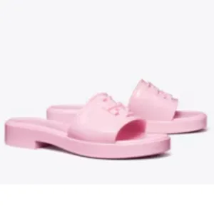New Pink Tory Burch Sandals ELEANOR JELLY SLIDE 30MM-TPU size 10 NIB 30mm new