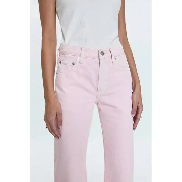NEW PISTOLA lexi mid rise bowed straight jean in blush