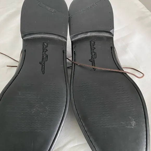 New Salvatore Ferragamo Brown Leather Men’s Shoes