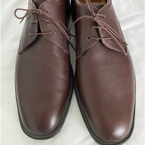New Salvatore Ferragamo Brown Leather Men’s Shoes