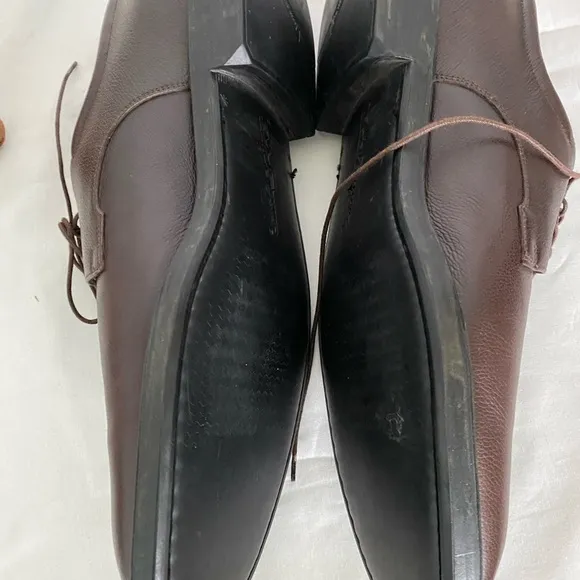 New Salvatore Ferragamo Brown Leather Men’s Shoes