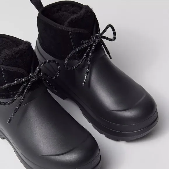 new UGG Tasman X Lace waterproof rain boots 6MT3