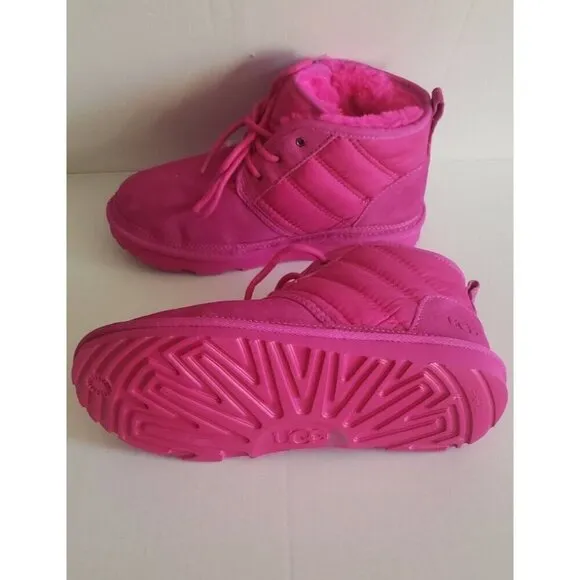 NEW UGG UNISEX KIDS NEUMEL LI LTA PINK BOOTS SZ 6 US