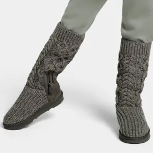 new UGG WOMEN'S CLASSIC Wool Blend CARDI CABLE Multiway KNIT BOOTS 8T4