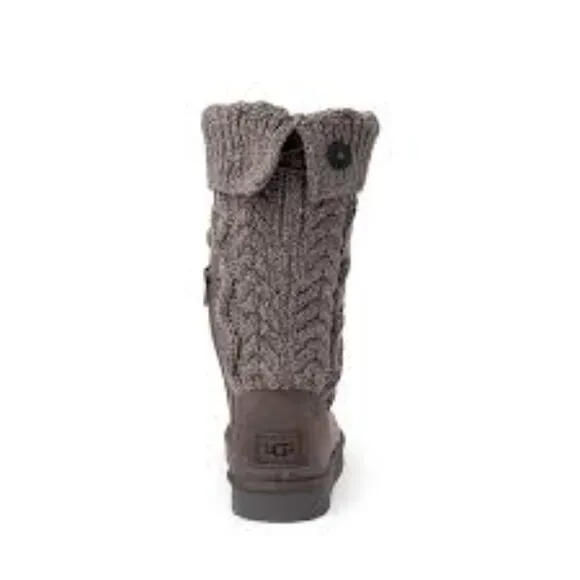 new UGG WOMEN'S CLASSIC Wool Blend CARDI CABLE Multiway KNIT BOOTS 8T4