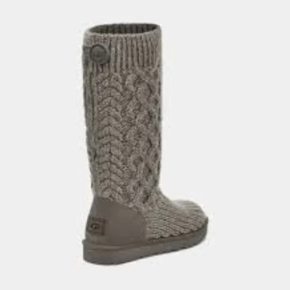 new UGG WOMEN'S CLASSIC Wool Blend CARDI CABLE Multiway KNIT BOOTS 8T4