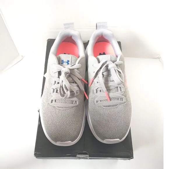New! UNDER ARMOUR Women's Essential Sneakers Running Athletic Shoes Gray Size 6