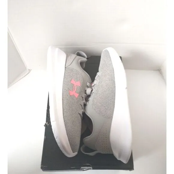 New! UNDER ARMOUR Women's Essential Sneakers Running Athletic Shoes Gray Size 6
