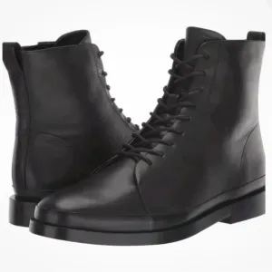New! Vince Cooper Water-resistant‎ leather Boot in Black Sz 7 $475