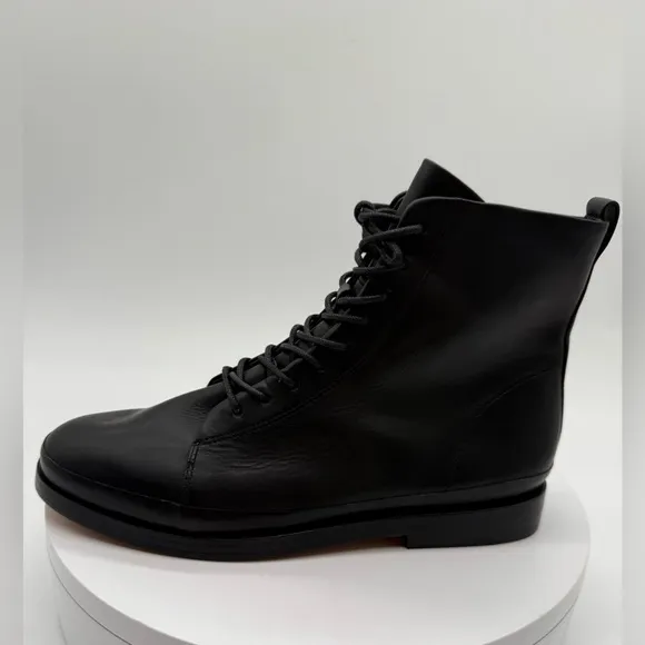 New! Vince Cooper Water-resistant‎ leather Boot in Black Sz 7 $475