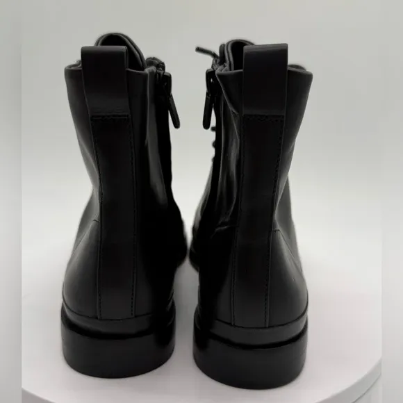 New! Vince Cooper Water-resistant‎ leather Boot in Black Sz 7 $475