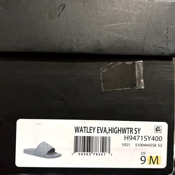 NEW Vince Watley Slide Sandals, Highwater Blue Size 7 Men’s New in Box