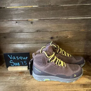 New Womens Vasque Sparrow Breeze LT Purple Suede Mid‎ Hiking Boots Size 7.5 M