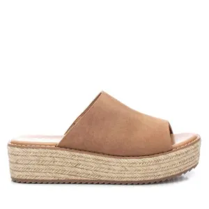 NEW XTI women's leather casual sandals in camel