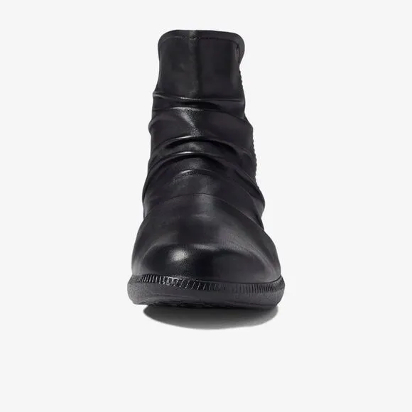 New Munro Women's Scout Black Leather Boots Sz 9 N