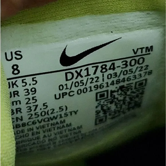 New Nike Air VaporMax Plus Running Shoes Volt Tennis Ball DX1784-300 Size 8