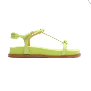 nib Alexandre Birman Slim Clarita Suede Sport Sandals in Green – Size 8.5