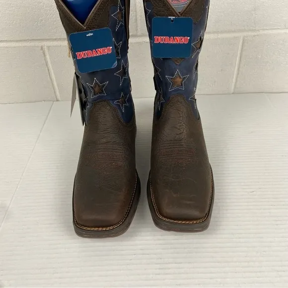 NIB Durango Lady Rebel Women's Vintage Flag Western Boot Size 9M DRD0409 NEW