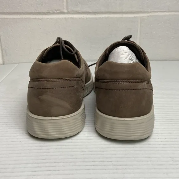 NIB ECCO Men's  S Lite Hybrid Coffee UST Oil Nubuck HM Derby Shoe EU43 US 9-9.5
