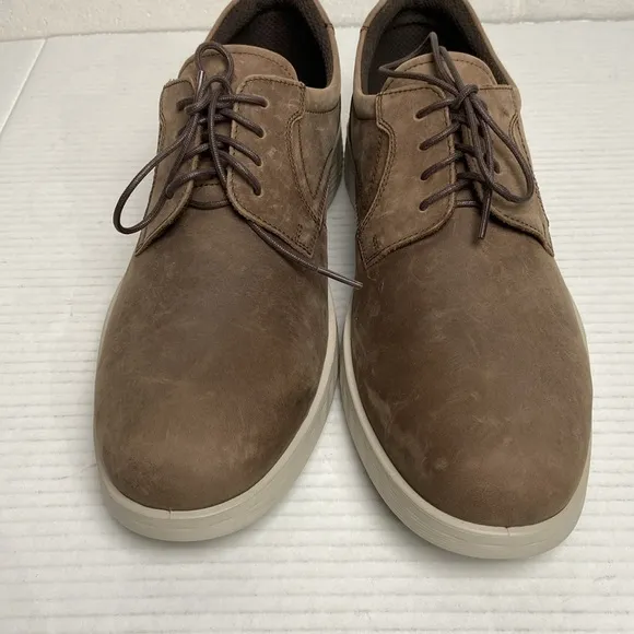NIB ECCO Men's  S Lite Hybrid Coffee UST Oil Nubuck HM Derby Shoe EU43 US 9-9.5