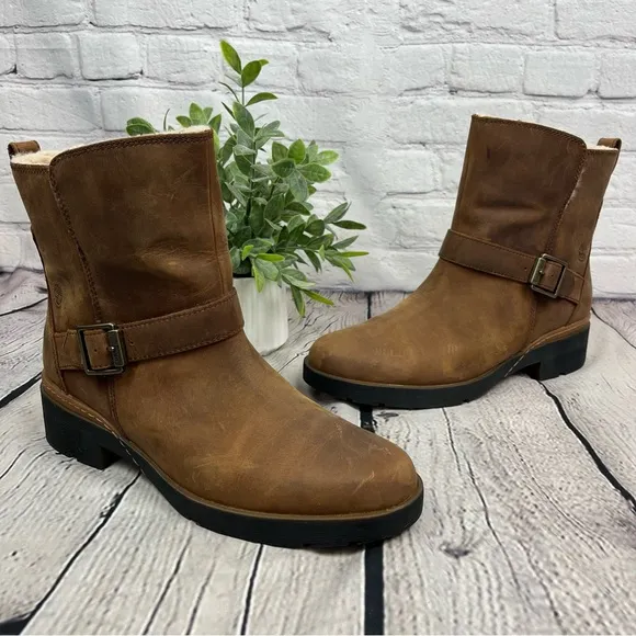 NIB Timberland Graceyn Waterproof Chukka Biker Boots Sz 10