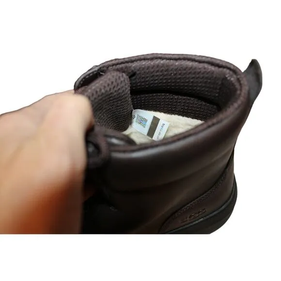 NIB‎ UGG MEN'S WATERPROOF BURLEIGH WORK CASUAL LEATHER BOOTS STOUT