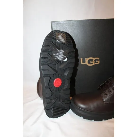 NIB‎ UGG MEN'S WATERPROOF BURLEIGH WORK CASUAL LEATHER BOOTS STOUT