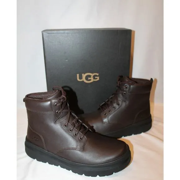 NIB‎ UGG MEN'S WATERPROOF BURLEIGH WORK CASUAL LEATHER BOOTS STOUT