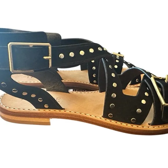 NIB Zadig &amp; Voltaire Women's Cecilia Caprese Suede   Studs (37) US 6.  $498