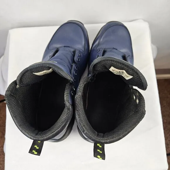 Nike ACG Manoa Navy Blue Leather Hiking Boots Men’s Size 9.5