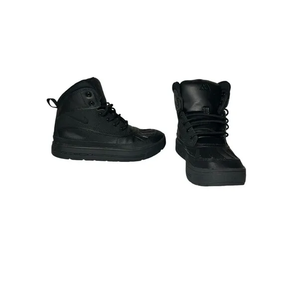 Nike ACG Woodside Boots Black/Black/Black Youth Size 6Y Women's 7.5 524872 004