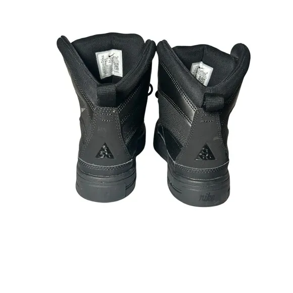 Nike ACG Woodside Boots Black/Black/Black Youth Size 6Y Women's 7.5 524872 004