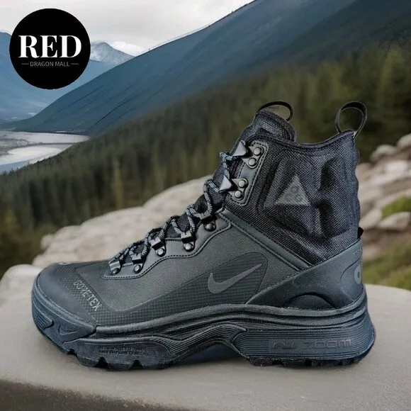NIKE ACG ZOOM GAIADOME GORE-TEX WATERPROOF BLACK BOOTS DD2858-001 - MEN'S SZ 11