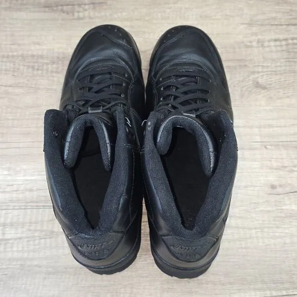 Nike Air Baltoro Men's Size 12 Tripple Black Leather Hiking Boots (311093-002)