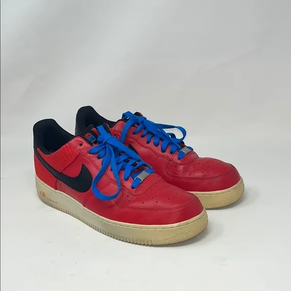 Nike Air Force 1 One Low 2012 Barcelona Challenge Red 488298-604 - Sz 10.5