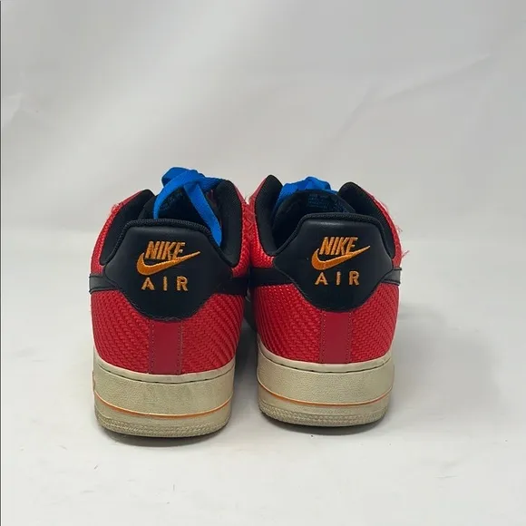 Nike Air Force 1 One Low 2012 Barcelona Challenge Red 488298-604 - Sz 10.5