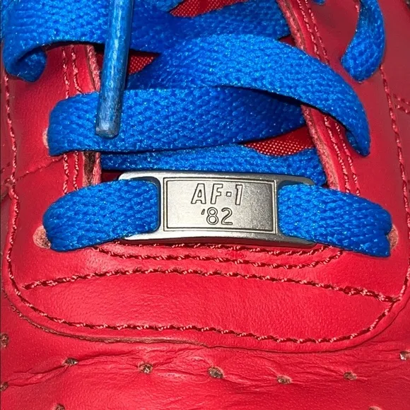 Nike Air Force 1 One Low 2012 Barcelona Challenge Red 488298-604 - Sz 10.5