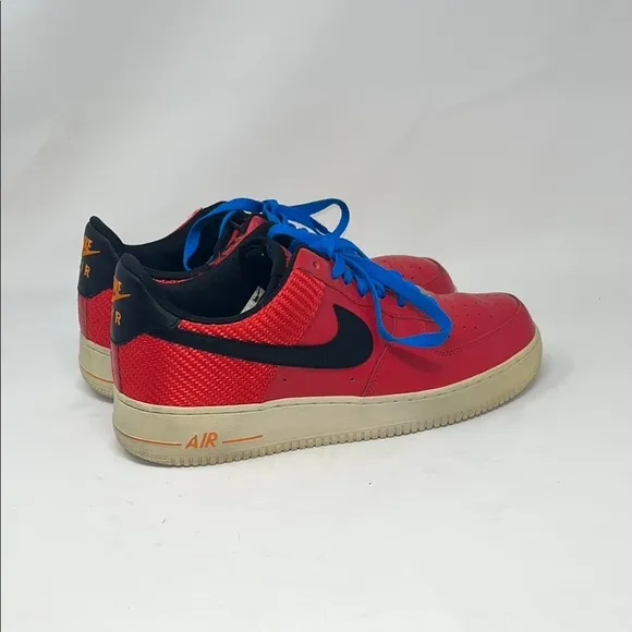 Nike Air Force 1 One Low 2012 Barcelona Challenge Red 488298-604 - Sz 10.5