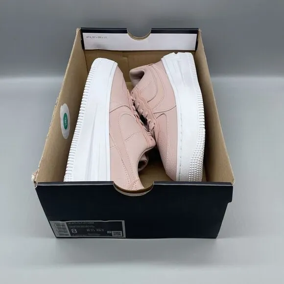 Nike Air Force 1 PLT.AF.ORM Pinkford Oxford Sneakers Shoes DJ9946-602 Sz 8 WMNS
