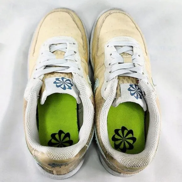 Nike Air‎ Force One Move To Zero Crater Shoe DC9326-100 Rare 4y Women's Size 5.5