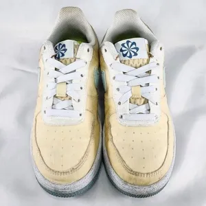 Nike Air‎ Force One Move To Zero Crater Shoe DC9326-100 Rare 4y Women's Size 5.5