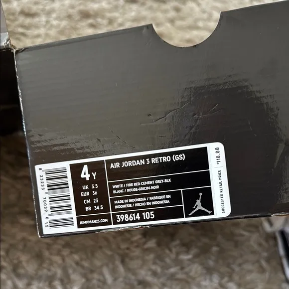 Nike Air Kids Shoes - White and Black
