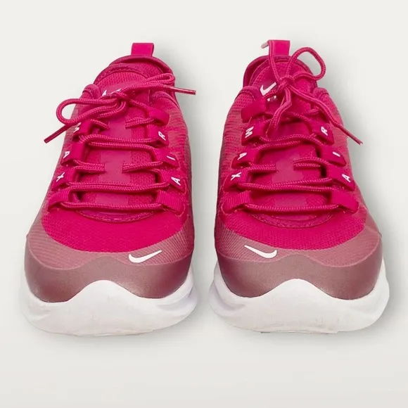 Nike Air Max Axis Sneakers Wild Cherry Pink White Athletic Shoes Size 8
