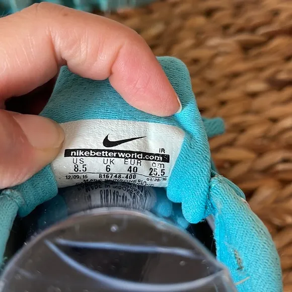 Nike Air Max Dynasty Women's Running Shoes Turquoise/Blue size 8.5 GUC