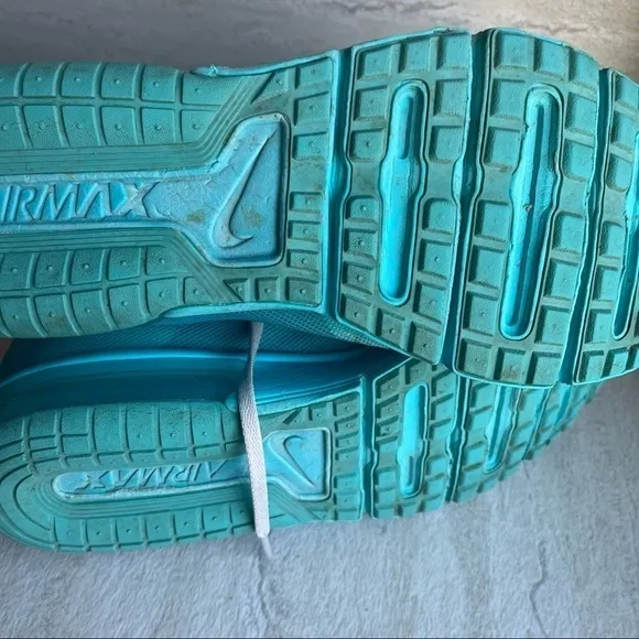 Nike Air Max Sequent 2 Blue Running Shoes Athletic Womens 11 Mens 9