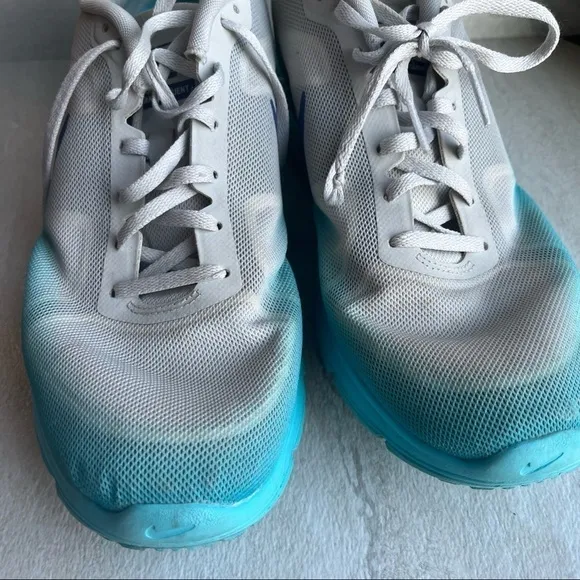 Nike Air Max Sequent 2 Blue Running Shoes Athletic Womens 11 Mens 9