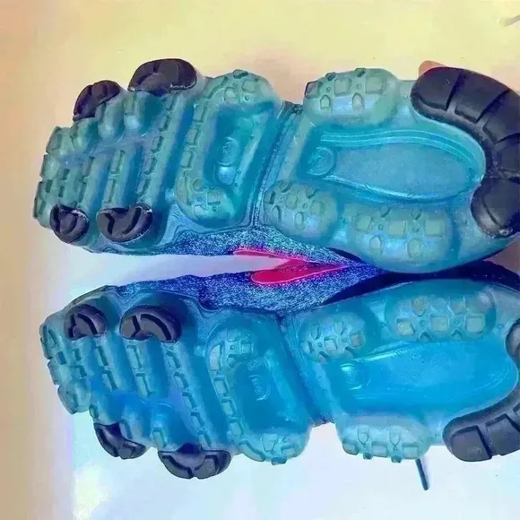 Nike Air VaporMax Flyknit 3 Men's Size 8 Blue Fury Athletic Running Shoesq