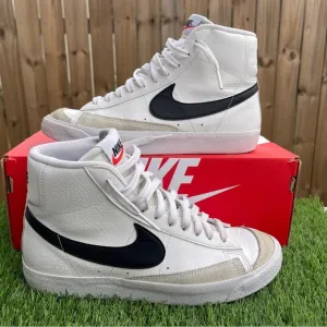 Nike Blazer Mid '77 Vintage White/Black DA4086-100 GS size 7Y/8.5W